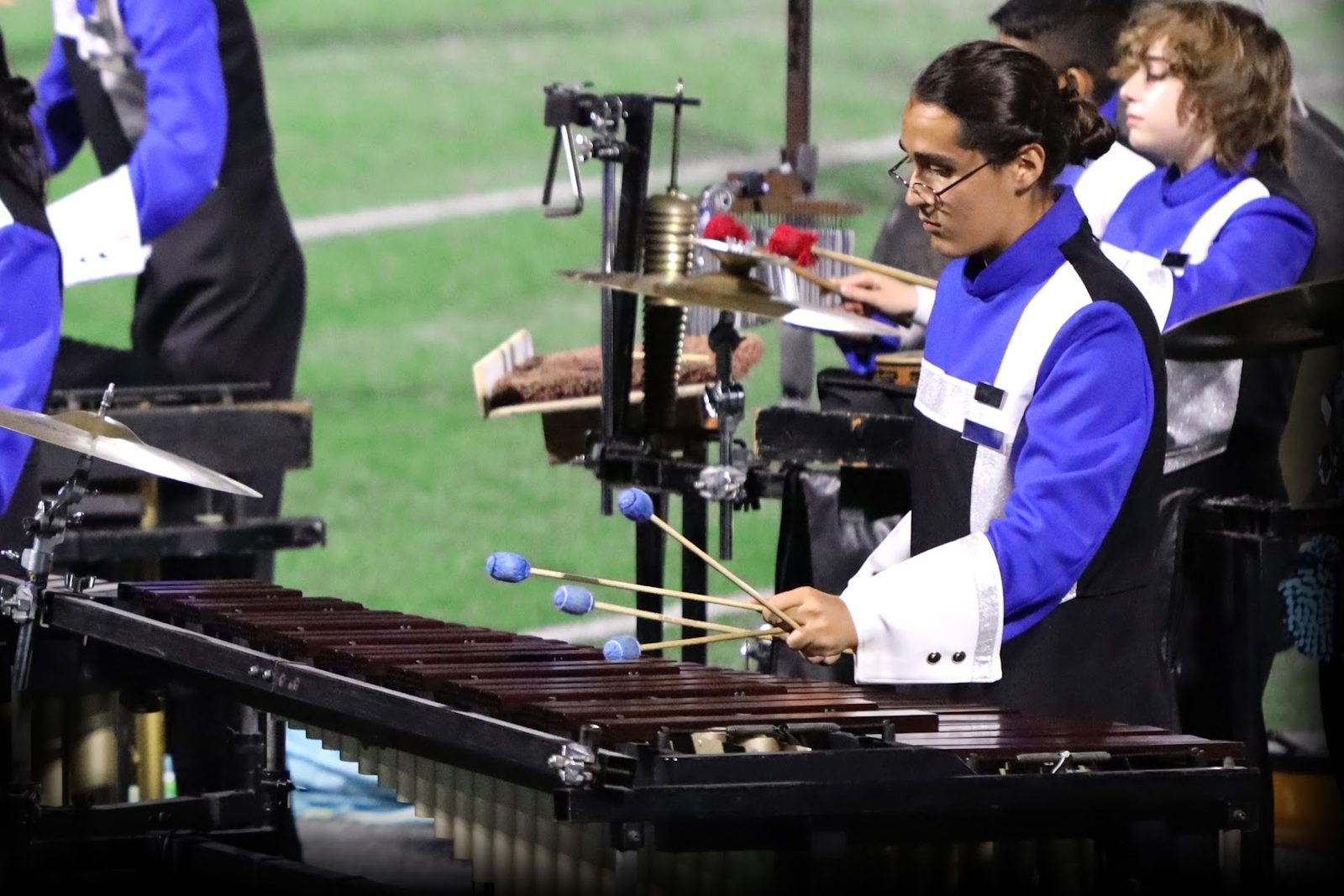 Max on marching marimba